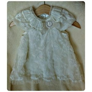 Formal white baby dress